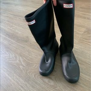Matte black Hunter Boots